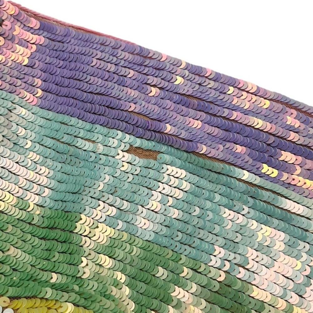 Show Me Your Mumu Wear Me Out Dress in Rainbow Stripe Sequins size Small - Picture 10 of 13